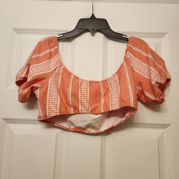 LEMLEM ‘jemari' Striped Short Sleeve Bra Top - Picture 5 of 5